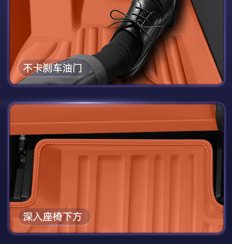 Suitable for Qiyuan Q07 Model Car, Waterproof and Dustproof Car Interior Accessories, Environmentally Friendly Double-Layer Floor Mats