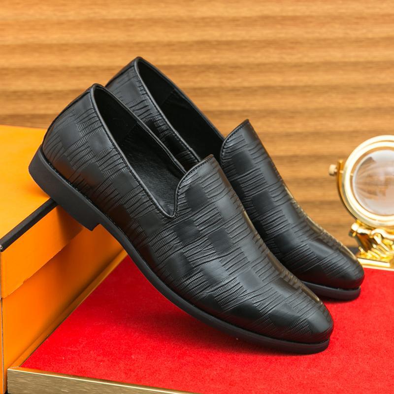 Zapatos perezosos, zapatos de música, zapatos casuales británicos para hombres, zapatos de cuero de moda coreana, zapatos de conducción para jóvenes, personalidad para jóvenes