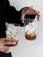 アイスアメリカンラテコーヒーカップ耐高温ins風グラスシンプルカップミルクカップ飲料カップジュースカップ