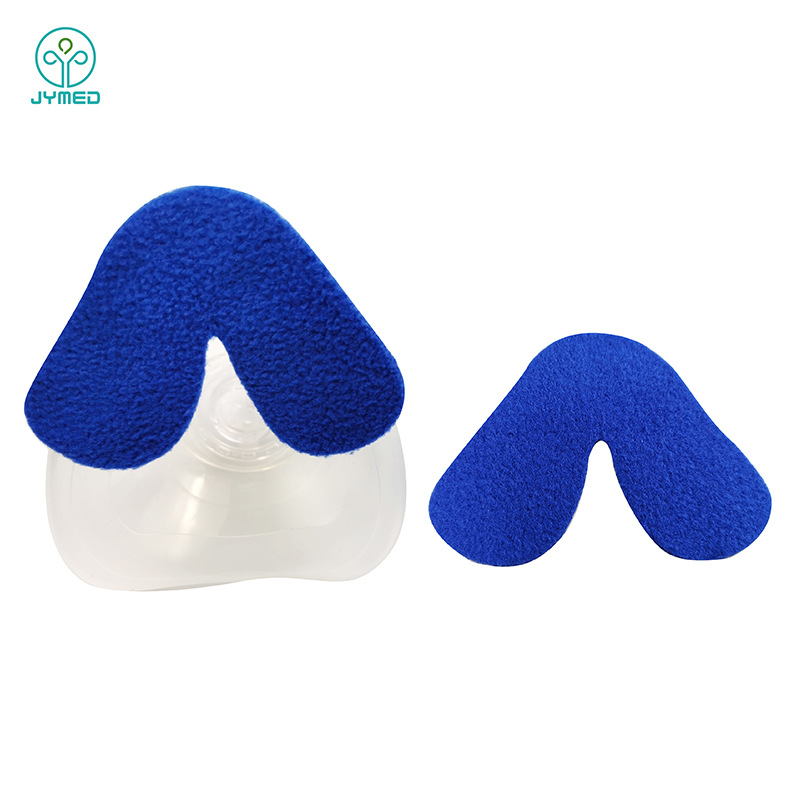 Máscara de franela nariz almohadilla máscara almohadilla de tela almohadilla de la cara de gamuza máscara de la nariz almohadilla adhesiva de doble cara pegatina transfronteriza en stock