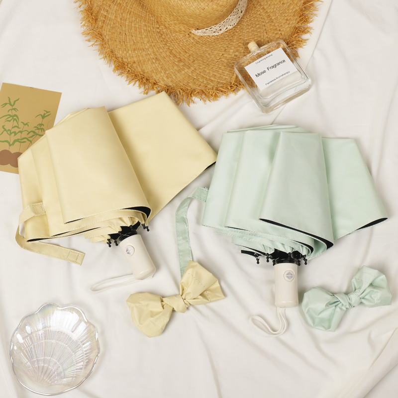 Umbrella Folding Full-automatic Thickened and Thickened Anti-wind Durable High-value Healing Sun Umbrella