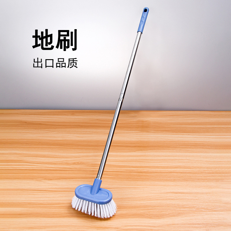 Mango largo para el hogar cepillo para el piso Barra de pintura cepillo de limpieza de cerdas de plástico brecha de cocina tira de limpiaparabrisas cepillo de baño raspador de piso