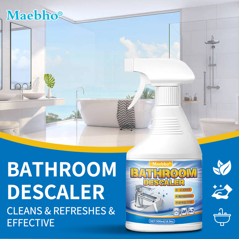 Cross-Border Bathroom Descaler, Bathroom Cleaning Spray, Descaling and Water Stain Removal, Multi-Functional Cleaner, Bathroom Cleaner