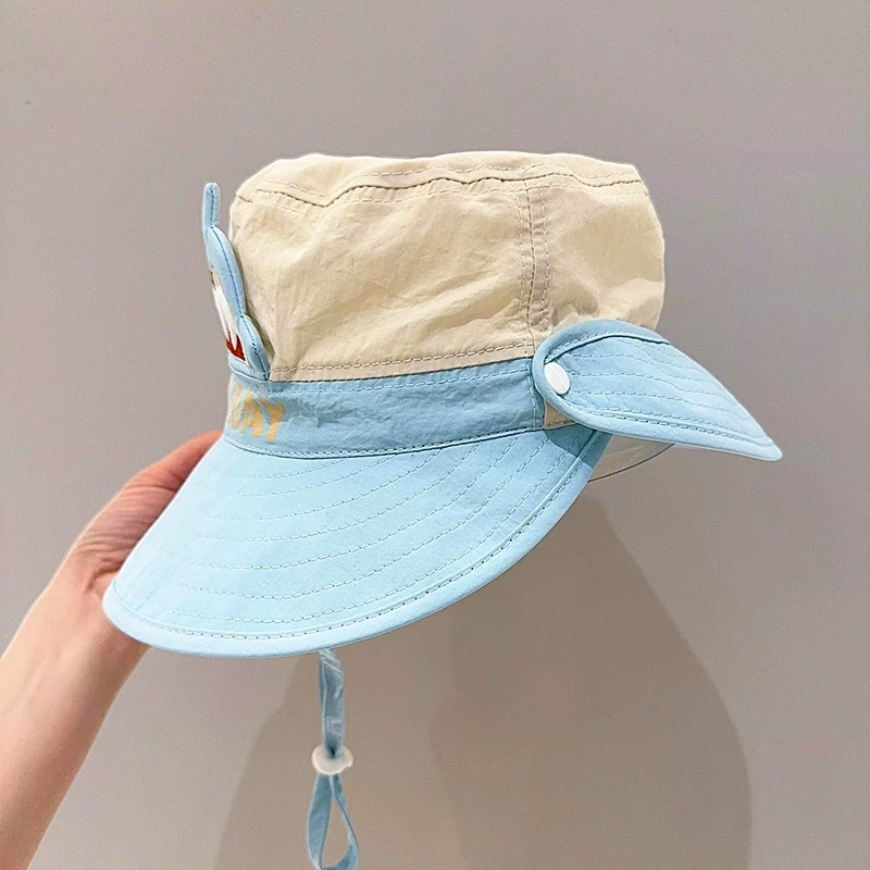 Sombrero para el sol para bebés de primavera, sombrero para el sol para niños, sombrero de pescador fino de primavera y verano, sombrero para el sol de secado rápido y transpirable al aire libre