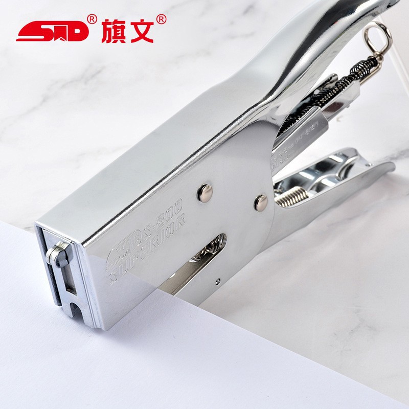 Grapadora de mano para empaques de comida para llevar, grapadora comercial para uso en oficina y hogar, grapadora pequeña, mediana, n.° 10.