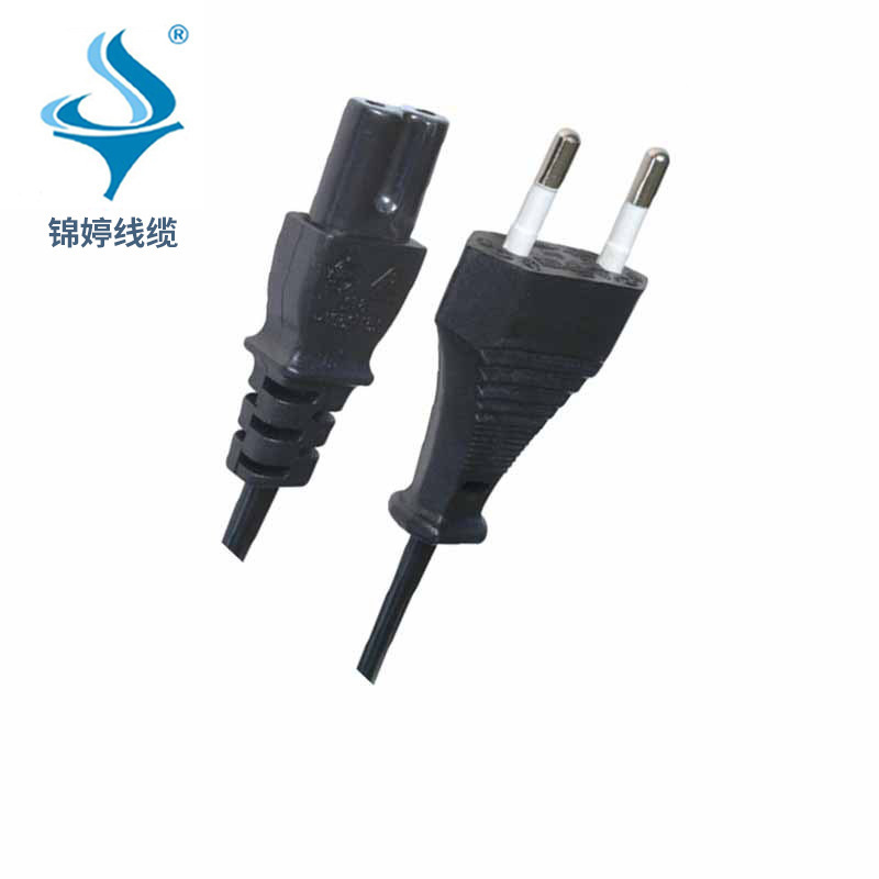 【厂家供应】韩国KTL认证两极电源插头 韩国两芯10A煮蛋器插头