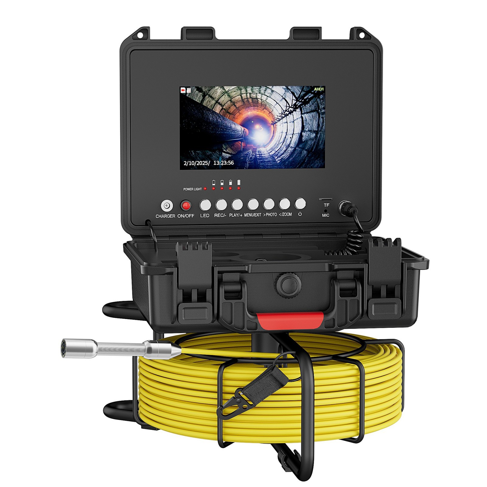 AHD endoscope, 1080P HD, 7 inch, 17-23mm probe