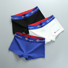 外贸运动平角内裤女生纯棉宽边四角三角裤头运动大码批发一代发