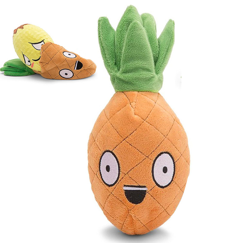 New Pet Bouncy Ball Double-Layered Sound-Resistant Bite-Resistant Design Teeth Grinding and Cleaning Plush Dog Throwing and Catching Pineapple Toy New Pet Bouncy Ball Double-Layered Sound-Resistant Bite-Resistant Design Teeth Grinding and Cleaning Plush Dog Throwing and Catching Pineapple Toy
