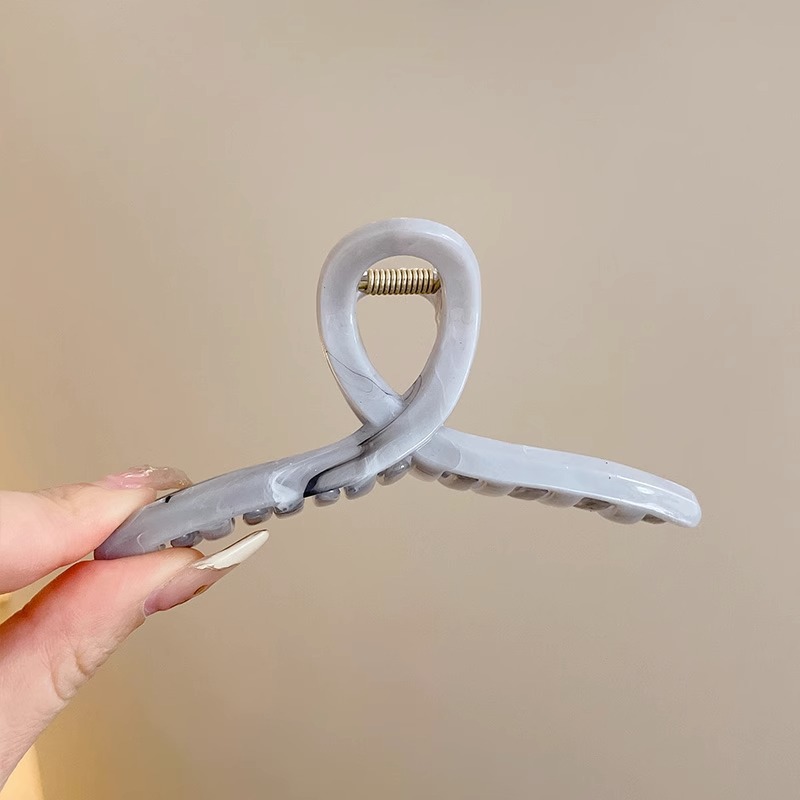 Francés elegante headwear Otoño e Invierno felpa updo clip de pelo gran tiburón clip horquilla de alto grado al por mayor