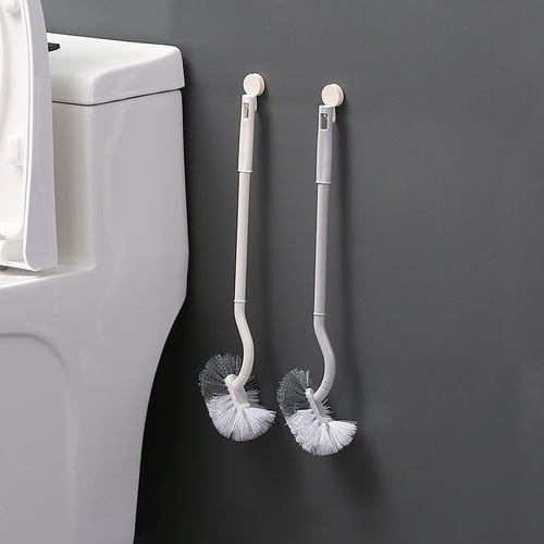 Japanese toilet brush household no dead corner toilet brush squat toilet wash toilet artifact cleaning set toilet brush