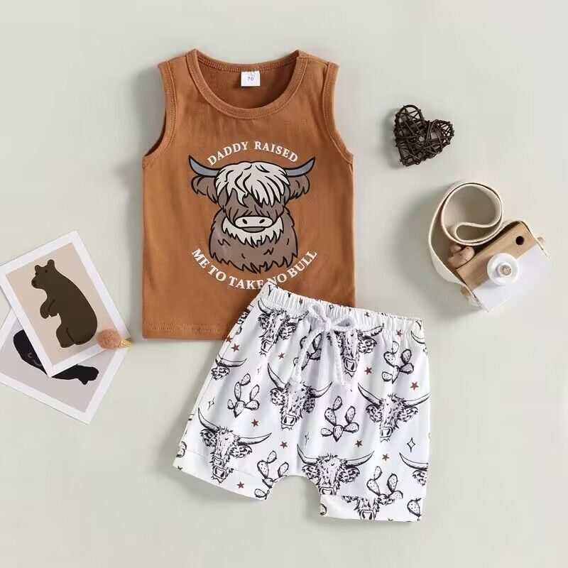 Casual Animal Cartoon Cotton Boys Clothing Sets display picture 5