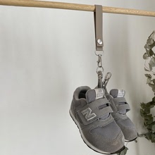 廠家批發PU皮革小孩鞋子掛鈎整理收納用具鞋掛夾嬰兒兒童鞋鞋夾
