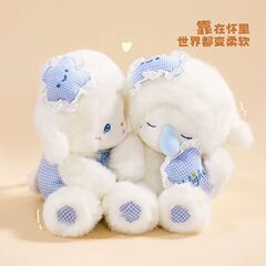 奶芙瞌睡小羊公仔奶嘴羊玩偶跑跑乐园系列毛绒玩具安抚陪睡布娃娃