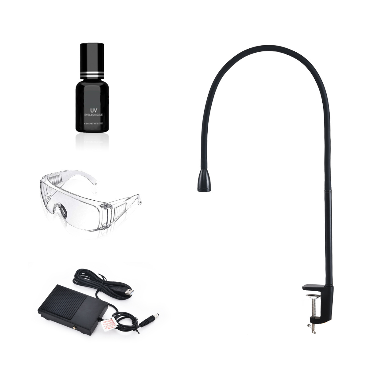 2023 nuevo UV pegamento de pestañas fototerapia lámpara pedal control LED belleza manicura lámpara de pie 400NM