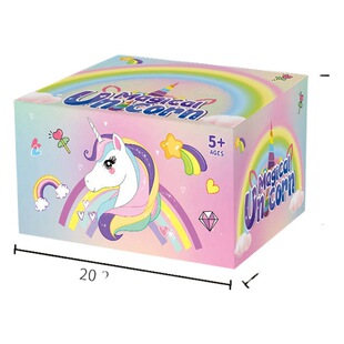 Amazon Unicorn Cosmetics костюм Детский лак для ногтей Макияж Портативный косметичка для хранения игрушек-домиков
