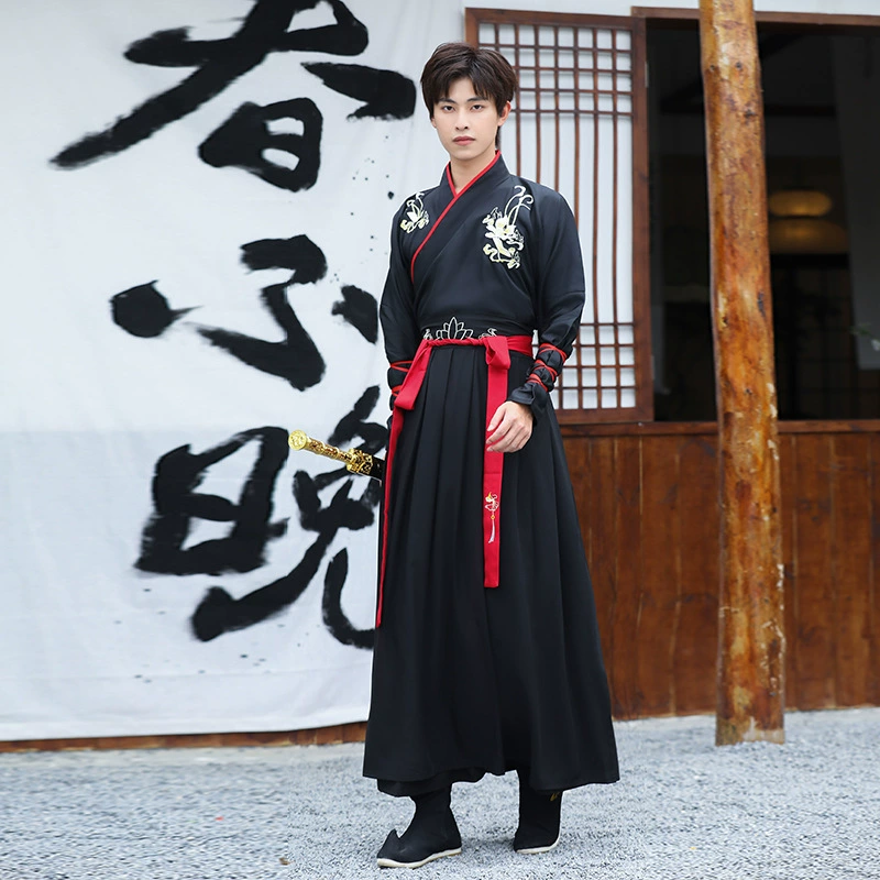 Genuine Hanfu for students, plus size, Chinese style