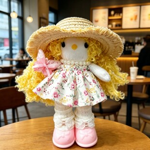 �¿��L��kt����Sɫ��ë��+�׵��黨ȹ  hellokitty���ë�q����