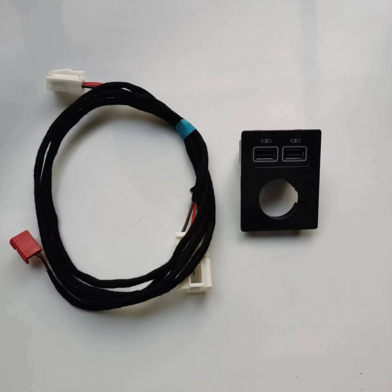 Автомобильный двойной USB-адаптер в прикуриватель для Skoda