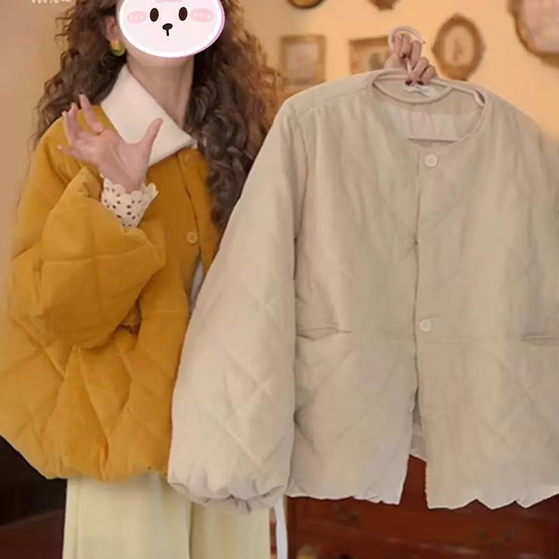 【灯芯绒】棉服复古外套港风灯芯绒秋冬宽松保暖加厚百搭