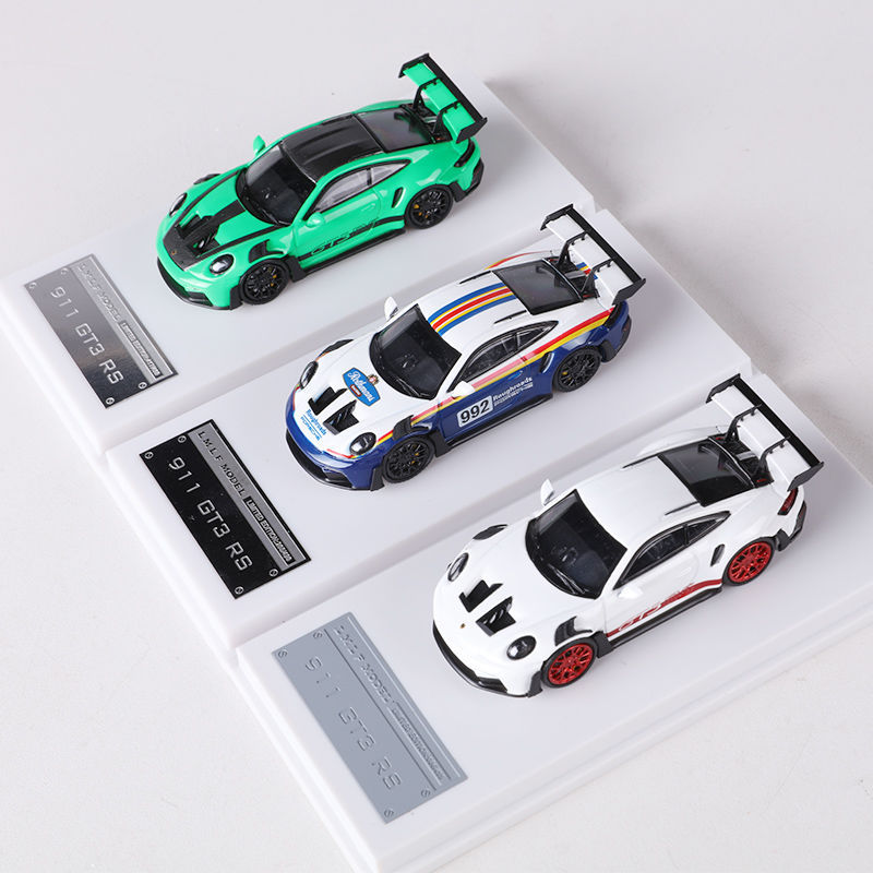 LMLF 1:64 포르쉐 911 GT3RS 사슴 머리 코팅 시뮬레이션 합금 자동차 모델 컬렉션