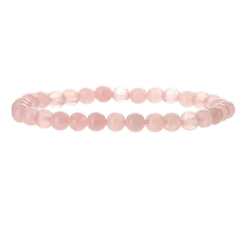 Venta directa de fábrica pulsera de cuentas de cristal rosa de piedra natural pulsera de turquesa azul pulsera terminada pulsera multicolor spot al por mayor