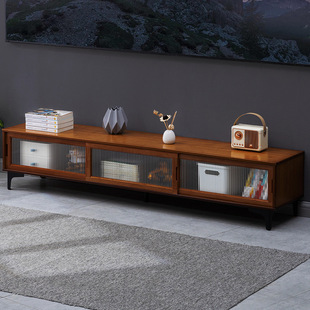 Tv Cabinet Home Living Room Coffee Table Tv Cabinet Integrated Wall Non-Solid Wood Modern Simple Small Apartment New Style