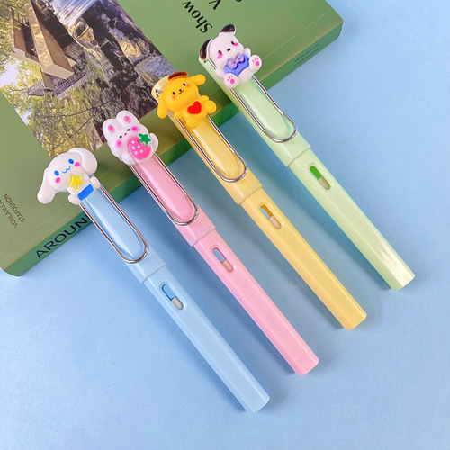 Creative cartoon pencils, no need to sharpen, eternal pencils for endless writing, student pencils for painting and writing, not easy to break pencils