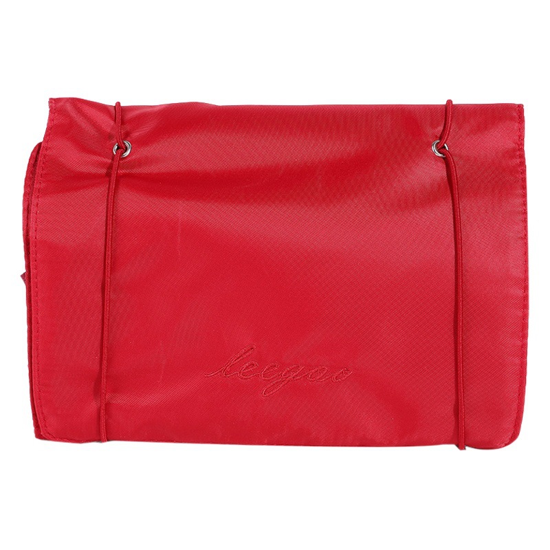 Neceser de malla de poliéster, gran capacidad, bolsa de cosméticos plegable cuatro en uno desmontable, bolsa de almacenamiento para cosméticos y artículos de tocador