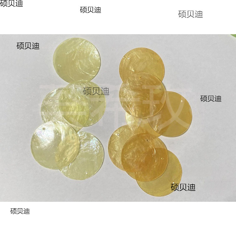 結婚祝いの雲母片海水真珠母貝殻吊り下げ円片手作り風鈴仕切りドアカーテン掛けカラー|undefined