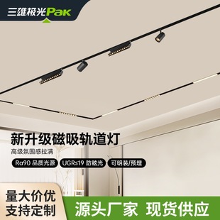 Sanxiong Aurora Magnetic Track Light LED Spotlight Embedded Household Living Room Hidden Track Light
