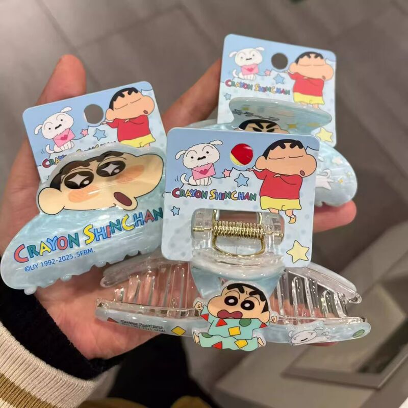 Fresh and Cute Crayon Shin-Chan Acrylic Large Claw Clip, Internet-Famous Cartoon Hair Clip, Hairpin, Shark Clip, Hair Accessory Fresh and Cute Crayon Shin-Chan Acrylic Large Claw Clip, Internet-Famous Cartoon Hair Clip, Hairpin, Shark Clip, Hair Accessory