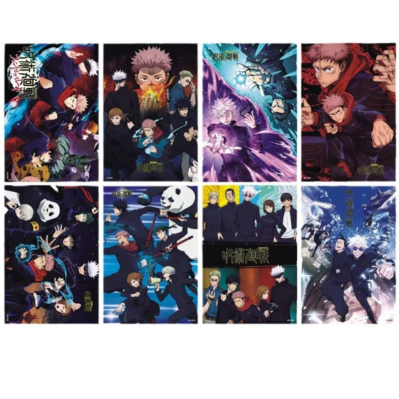 Anime One Piece Naruto Conan Curse Love and Deep Space Blue Lock Poster