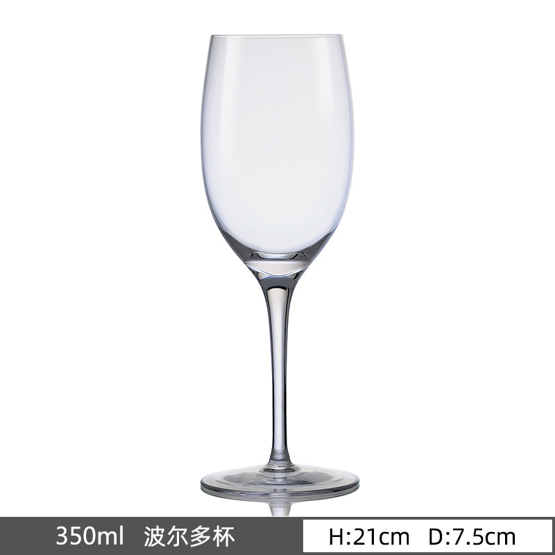 Tazas de vino rojo Lexbordo importaciones checas de cristal sin plomo tazas de hotel de restauración personalizadas al por mayor