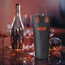 欧美单瓶手提袋毛毡瓶葡萄酒袋,的Red wine bags红酒运输包装
