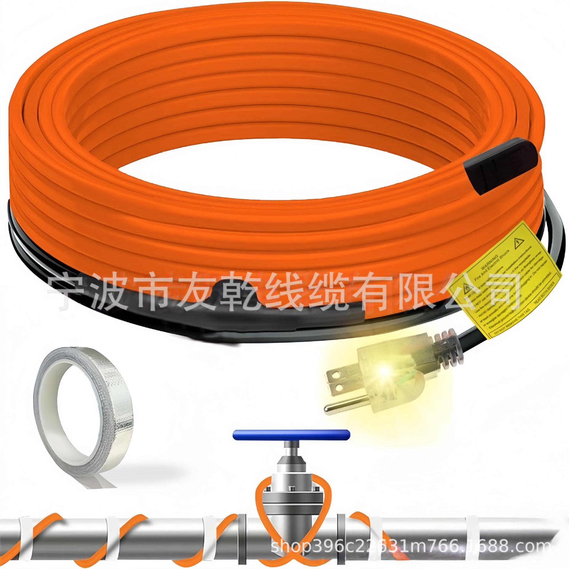 HEATIT自调节预组装水管热电缆提供管道防冻保护友乾其他