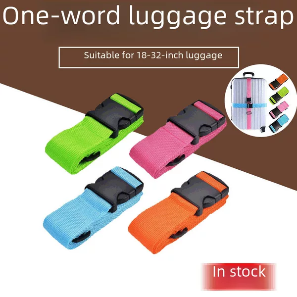 Tsa Multi-Color In-Stock Luggage Straps, Backpack Straps, Adjustable Luggage Straps, Trolley Case Fixing Straps