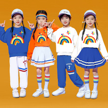 儿童啦啦队演出服啦啦操中小学生运动会服装元旦幼儿园班服表演服