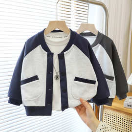 儿童针织外套秋冬新款宝宝保暖加厚上衣2025男童衣服女童开衫童装