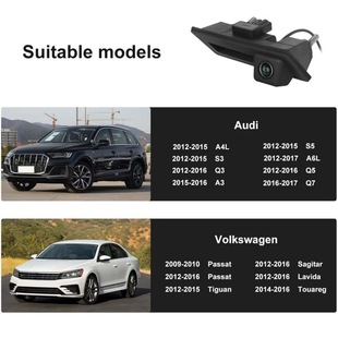 Suitable for A4A4LA 6 Pa Sutter Tiguan hand buckle reversing image Magotan flip HD night vision camera