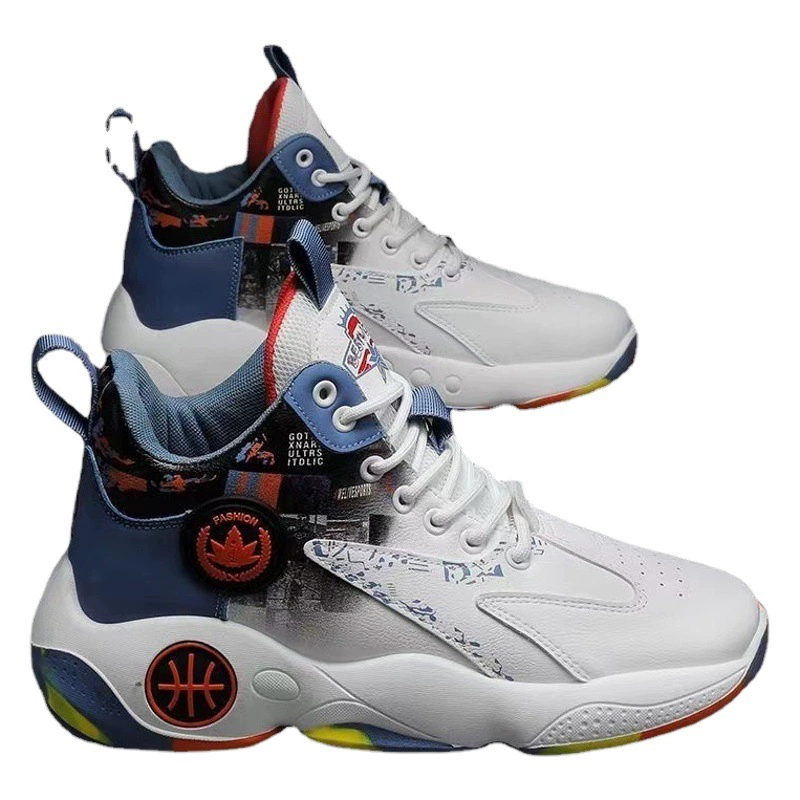 Мужская обувь, синие туфли, Новые осенне-зимние высокие кроссовки оптом, мужские кроссовки, Подростковая модная трендовая мужская обувь