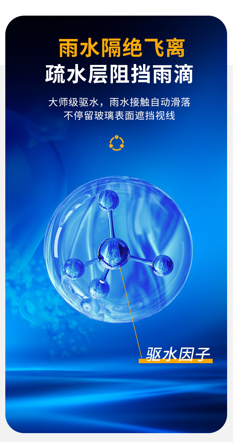 Rearview Mirror Rainproof Artifact Rainproof Agent Car Glass Anti-Fog Spray Rainy Day Waterproof Car Window Water Repellent Film Rain Enemy