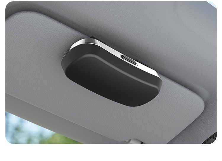 New Car Glasses Case Sun Visor Sunglasses Clip Car Glasses Clip Sunglasses Car Storage Box Glasses Holder