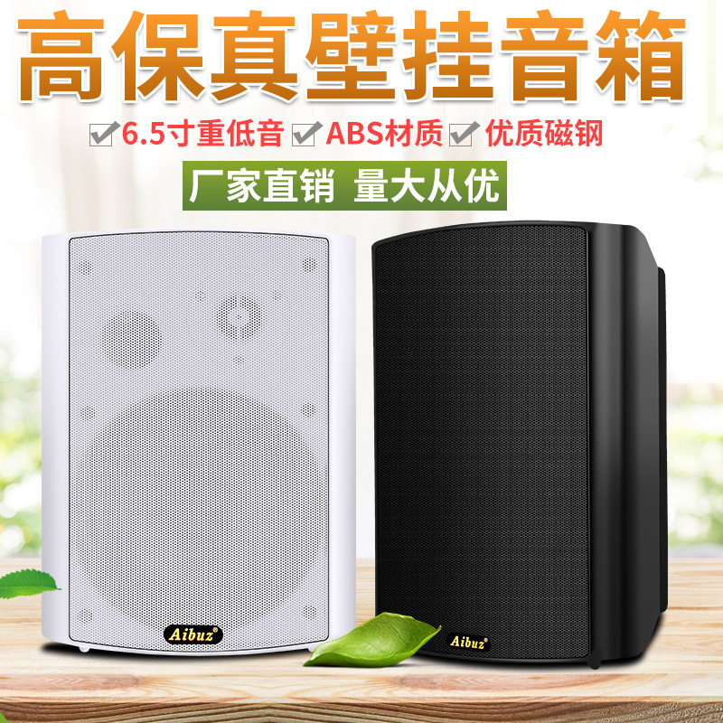 ABZ wall-mounted speaker wall-mounted speaker audio classroom shop shopping mall conference room background music broadcast speaker