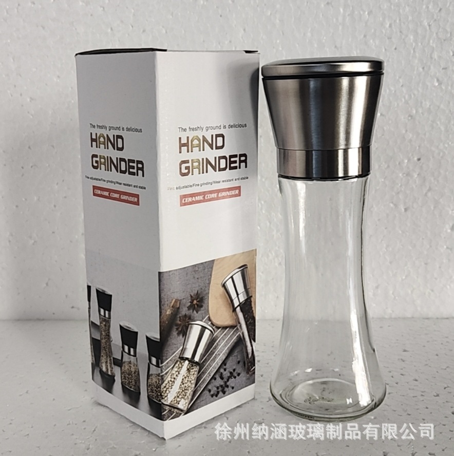 Versión alta de acero inoxidable con embalaje en caja de color.