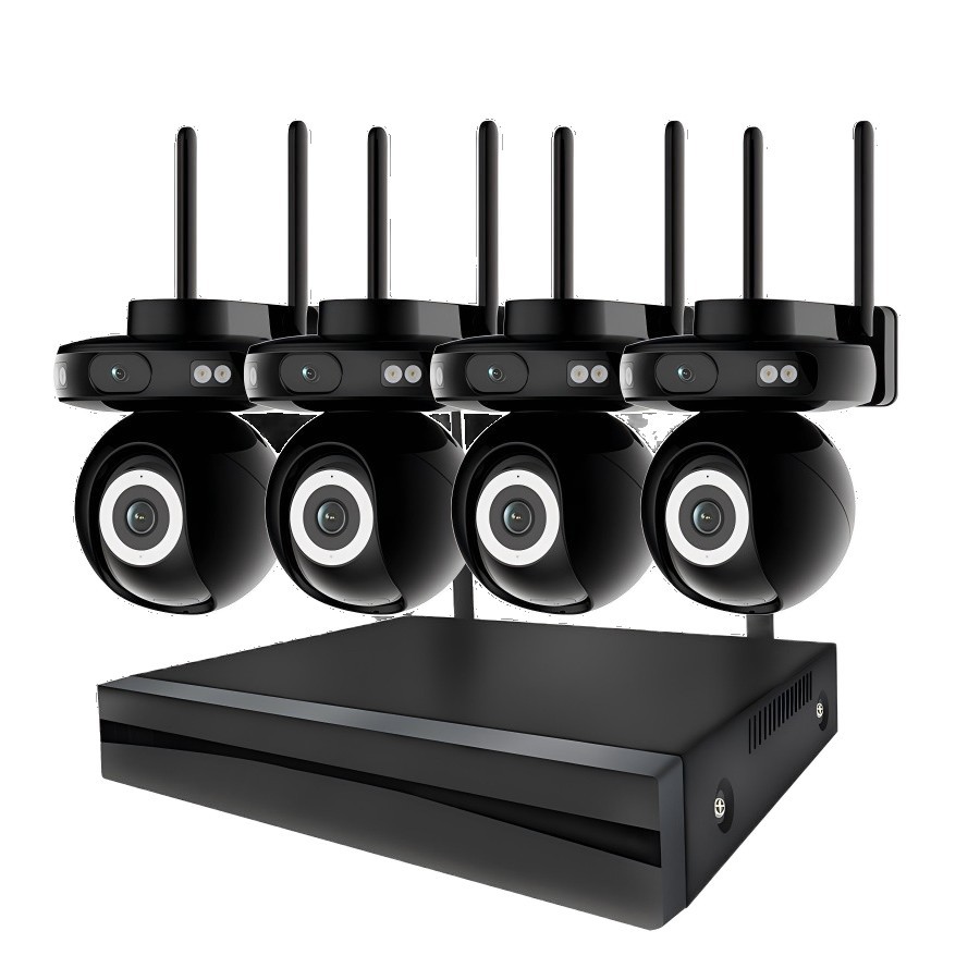 3MP/5MP Top Makinesi WIFI Kablosuz İzleme Seti 4 yollu 8 yollu Güvenlik Ekranlı NVR Seti Kablosuz CCTV Toptan
