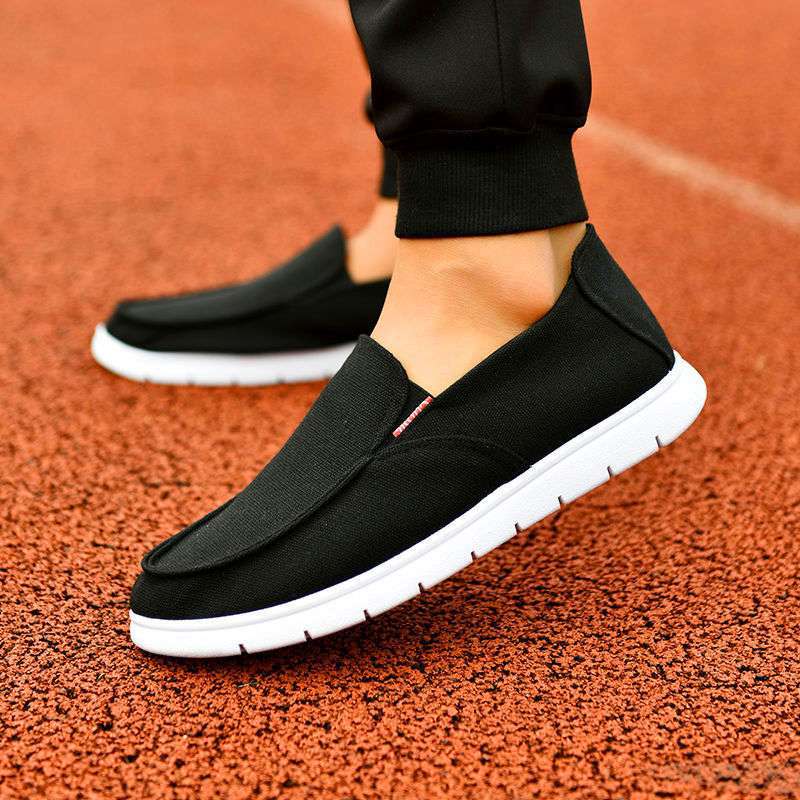 182-1 블랙 캔버스 슈즈