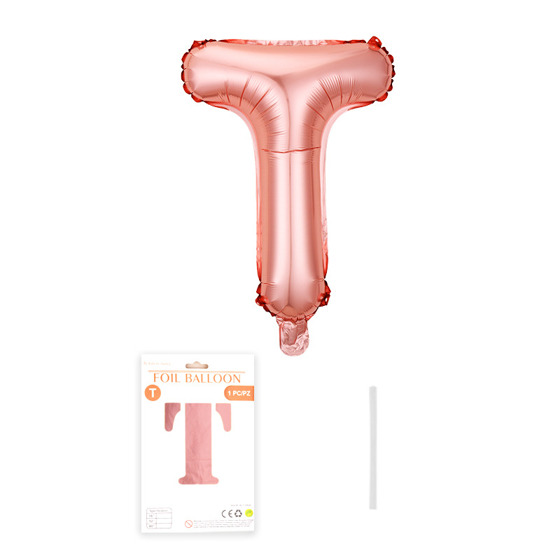 Carta de 32 pulgadas embalaje fino globo de papel de aluminio embalaje de tarjeta de papel independiente versión americana película de aluminio de cuerpo delgado globo de aire flotante al por mayor