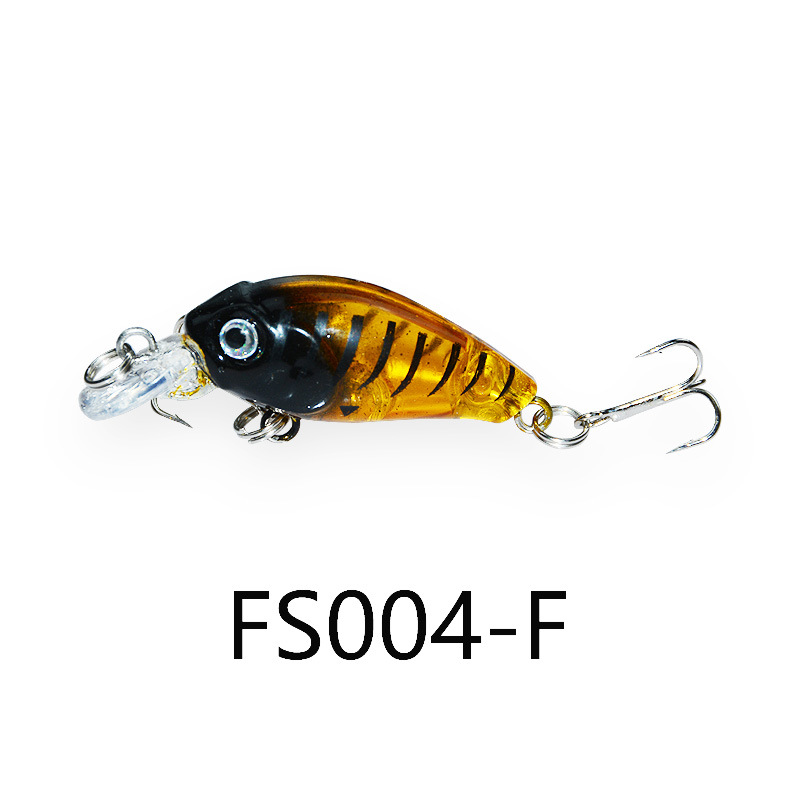 2 Pcs Small Deep Diving Crankbaits 38mm 8g Hard Artificial Baits Minnow for Bass Pesca Carp Perch Fishing Lures Tackle