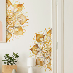 New FX-B425 Watercolor Middle Eastern Ethnic Style Mandala Bedroom Living Room Study Background Decal